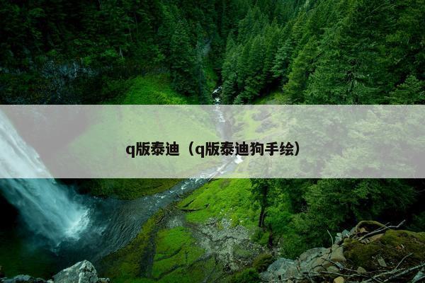 q版泰迪（q版泰迪狗手绘）