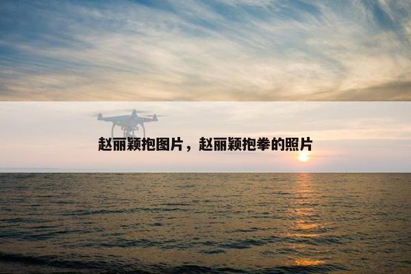 赵丽颖抱图片，赵丽颖抱拳的照片