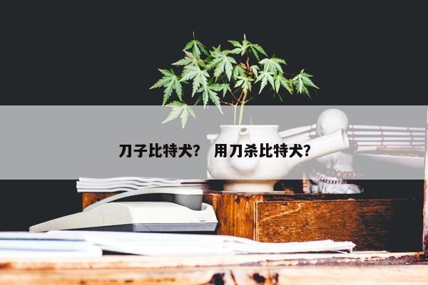 刀子比特犬？ 用刀杀比特犬？