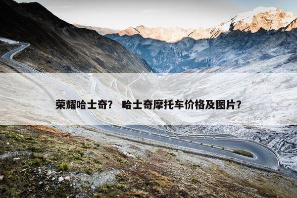 荣耀哈士奇？ 哈士奇摩托车价格及图片？