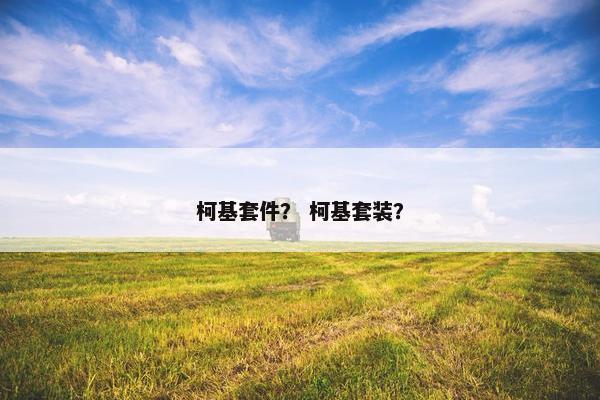 柯基套件？ 柯基套装？