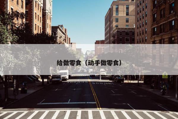 给做零食（动手做零食）
