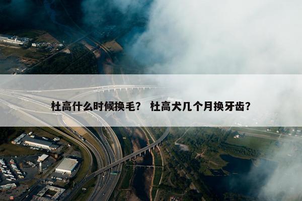 杜高什么时候换毛？ 杜高犬几个月换牙齿？