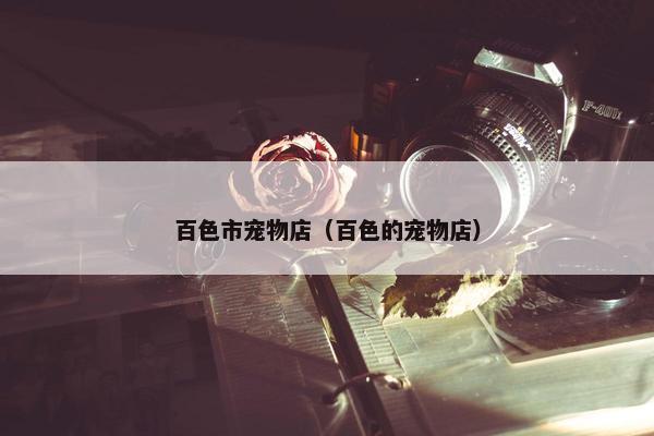 百色市宠物店（百色的宠物店）