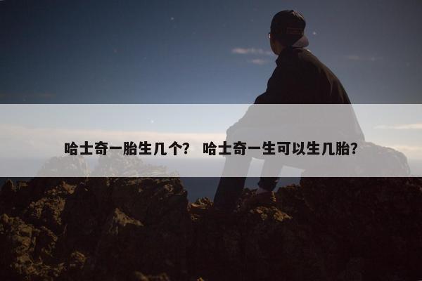 哈士奇一胎生几个？ 哈士奇一生可以生几胎？