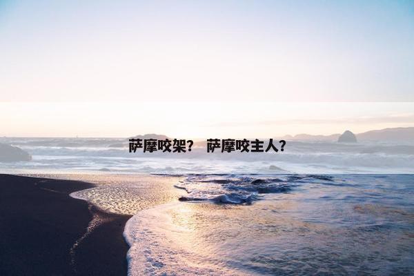 萨摩咬架？ 萨摩咬主人？